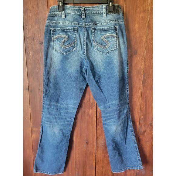 Silver Jeans Suki Women’s Size 14/31 Mid Slim Bootcut Medium Wash Denim Western - Picture 9 of 14